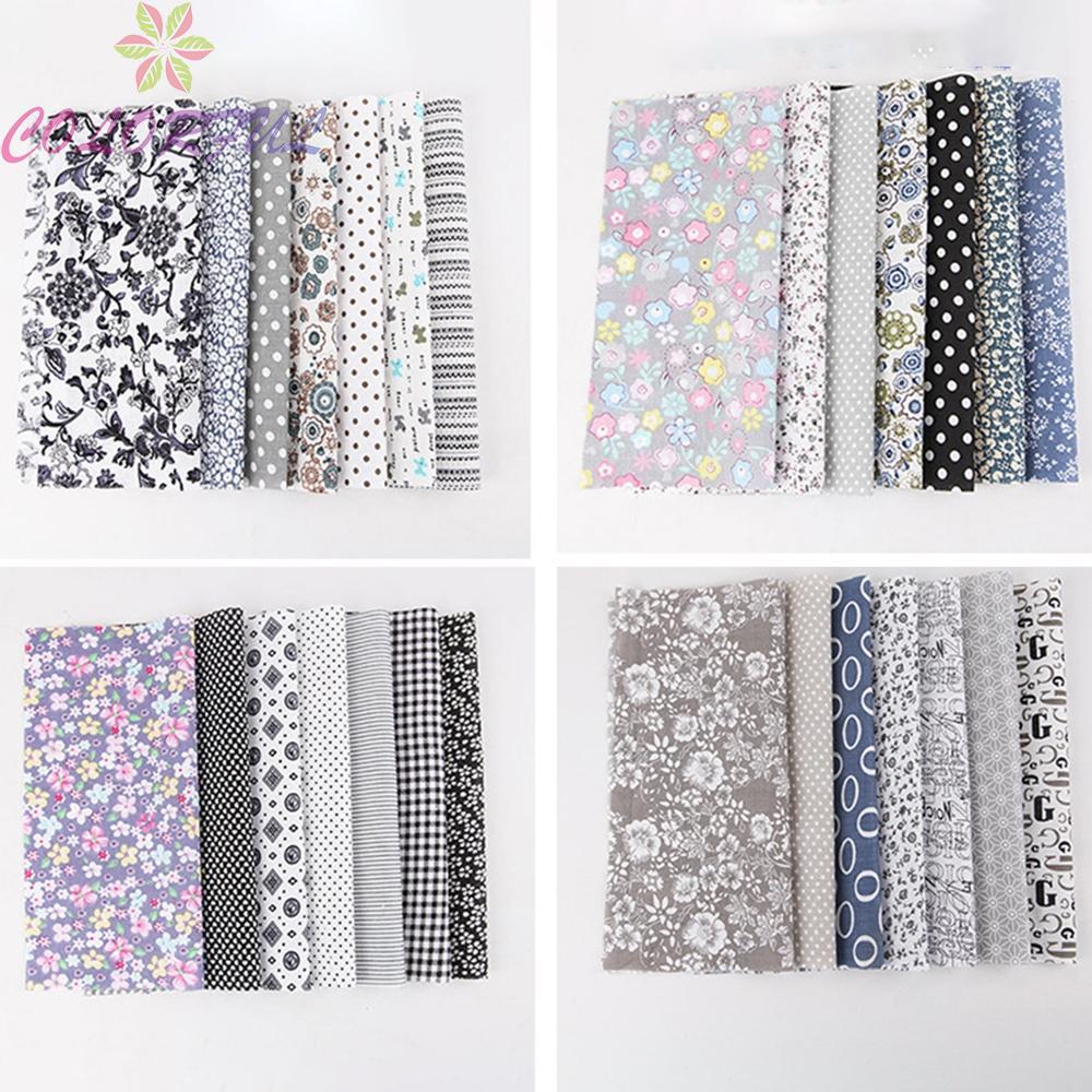 Assorted 10CM*10CM Quilt Cotton Fabric 50 PCS Bundle for DIY Sewing and Crafting