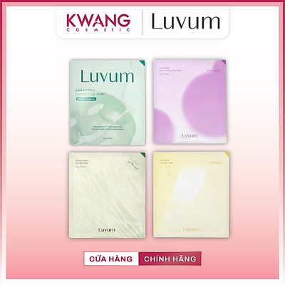 Hộp 5 Miếng Mặt Nạ Thạch Luvum Collagen Hỗ Trợ Phục Hồi, Làm Dịu, Sáng Da và Trẻ Hoá Da 38g