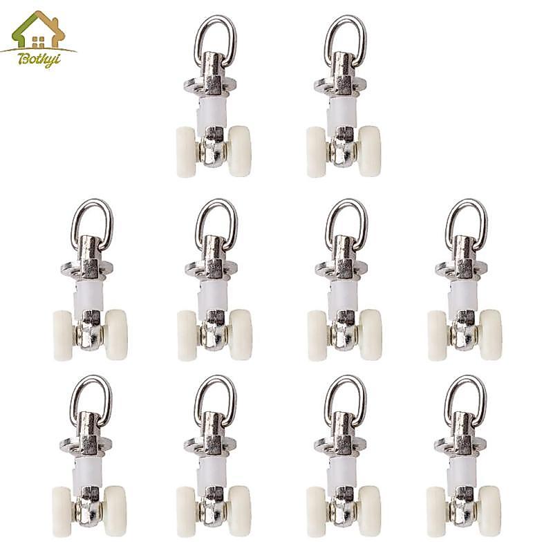Bothyi 10 Chiếc Đường Tắm Glider Runner Hooks Gliding Runner Trần Glider 26mm