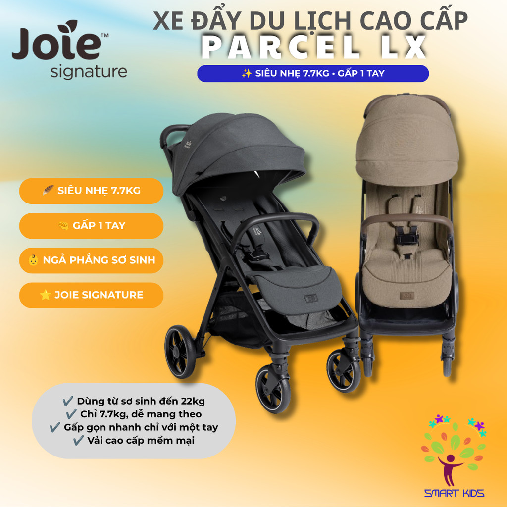 Xe đẩy Trẻ Em Joie Parcel LX W/ RC & ADPT & TB Dành cho bé từ sơ sinh đến 22kg