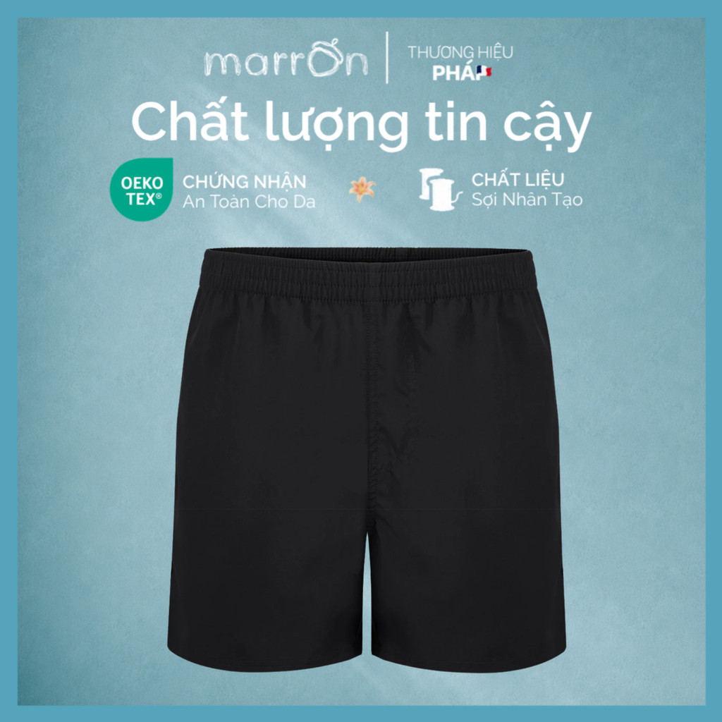 COMBO 3 Quần short thể thao nam cạp chun đàn hồi tốt, chất vải chống nhăn bền màu | MARRON MM-005