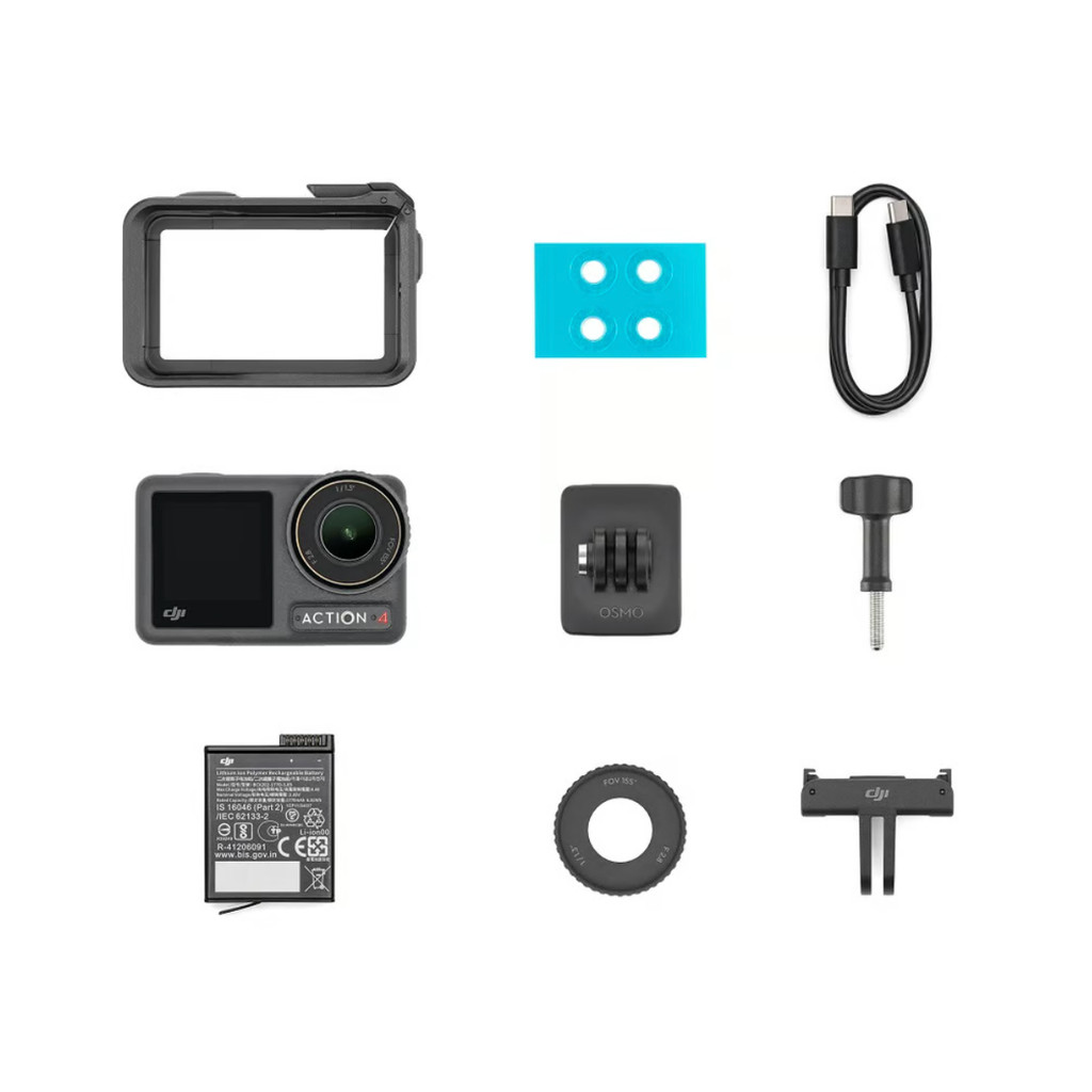 Camera hành động DJI Osmo Action 4 máy quay hành trình 4K 120fps, góc siêu rộng, hoạt động tốt nhiệt độ thấp (DJI OA 4) | BigBuy360 - bigbuy360.vn