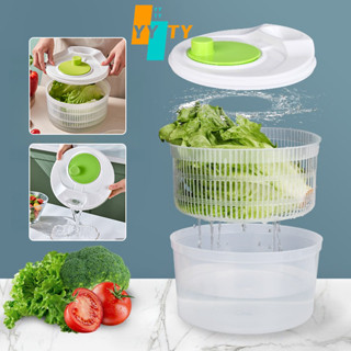  YYTY Bộ rổ quay ráo nước rau củ quả loại lớn,Máy giặt rau gia dụng,Giữ thực phẩm tươi ngon,Dễ sử dụng 