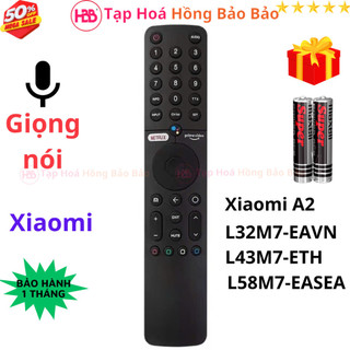  Remote điều khiển tivi Xiaomi Mã 02 giọng nói điều khiển TV Xiaomi Smart - Tặng kèm pin - HBB 
