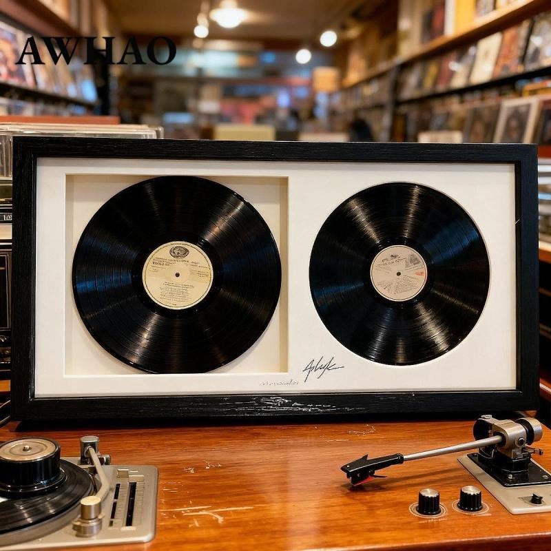 CD Màn Hình Khung CD Màn Hình Treo Tường Dcor Phong Cách Quà Tặng Cho Người Yêu Âm Nhạc Khung Album 