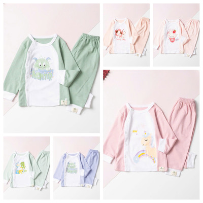 Bộ thun cotton thu đông LITIBABY size 9 tháng đến 36 tháng