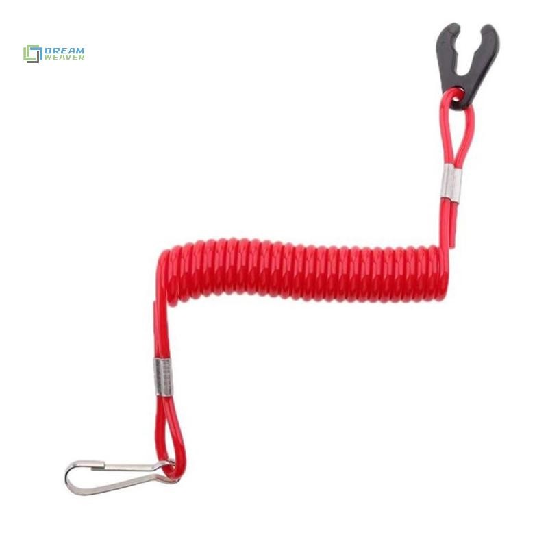 [Dream] Marine Outboard Engine Boat Motor Kill Stop cho Jet Ski 2-425hp Dây nhắc nhở dây chìa khóa B