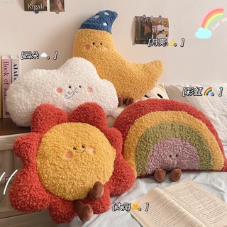 Dreamerhouse Rainbow Cloud Moon Gối Đệm Phòng Ngủ Giường Bay Cửa Sổ Cô Gái Quà Tặng Sinh Nhật Búp Bê Sang Trọng