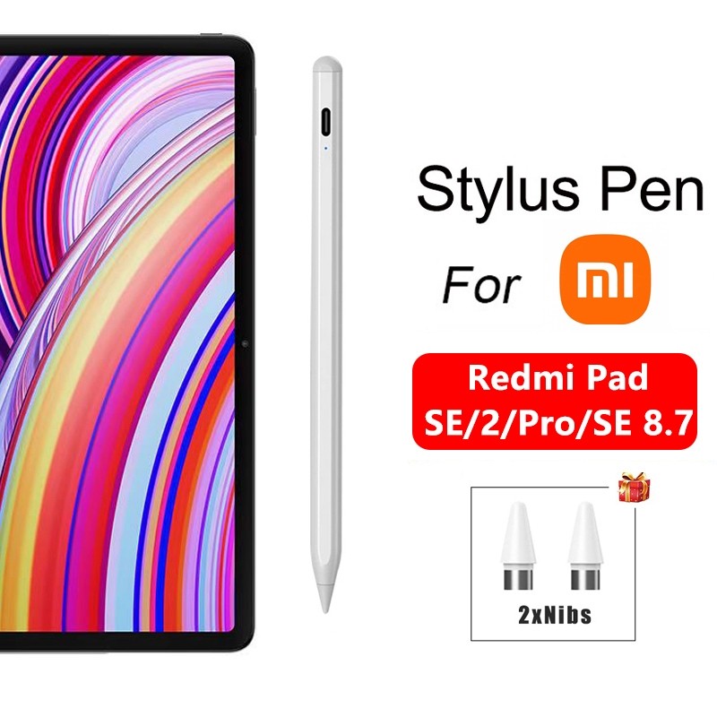 Bút cảm ứng thông minh cho 2025 Redmi Pad 2/SE/Pad 2 Pro/Pad Pro/Kpad Pad 10.6/Xiaomi Pad 8/7/6/5 Pr