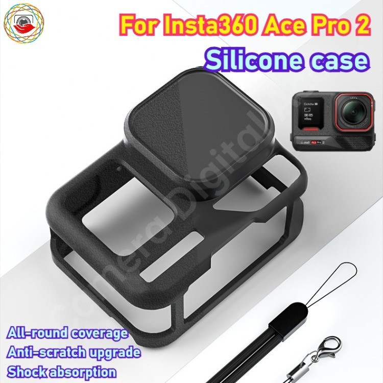Dành Cho Insta360 Ace Pro 2 Ốp Lưng Silicon 360 Ace Pro2 Phụ Kiện