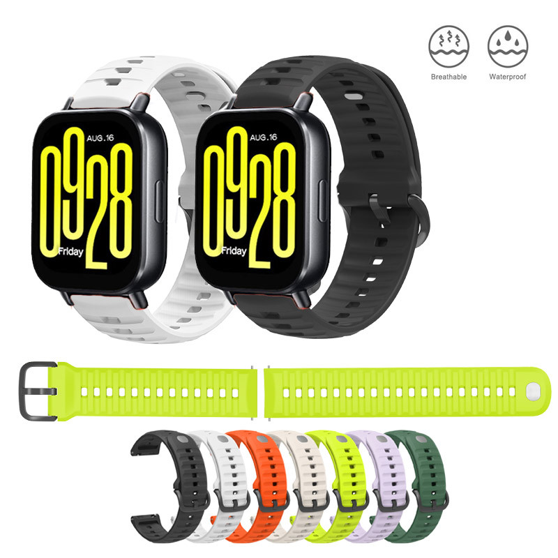 Dây cao su 22mm Dây đeo silicon thể thao cho Xiaomi Redmi Watch 5 Active 5 Lite
