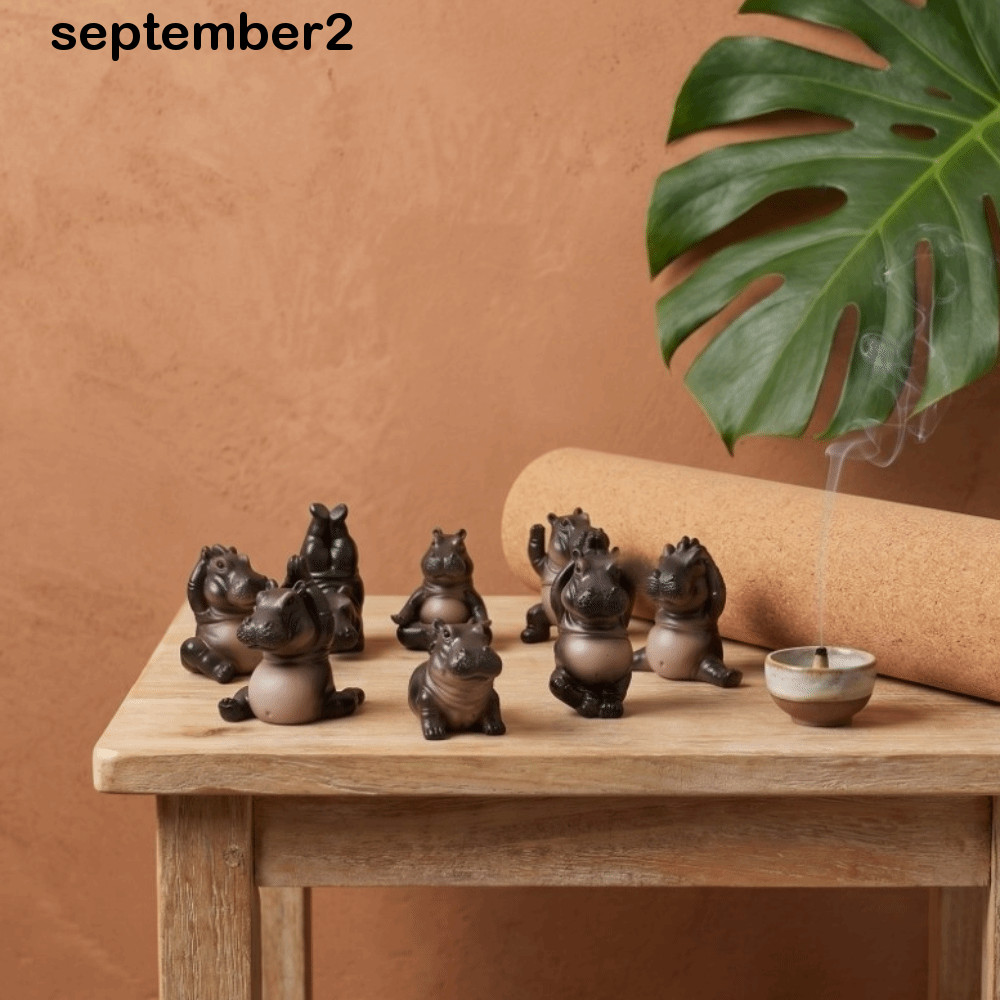 SEPHL Culumsy Yoga Master Hippo, Thử thách với Thiền Asanas Tư thế Yoga Hippo Tượng Hippopotamus Tra