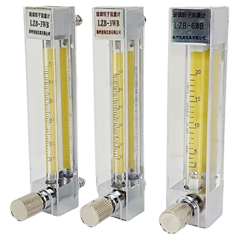 [Sản phẩm chính hãng] Máy đo lưu lượng quay thủy tinh LZB-3WB ml / phút Khí Nitơ Oxy Lưu lượng nhỏ M