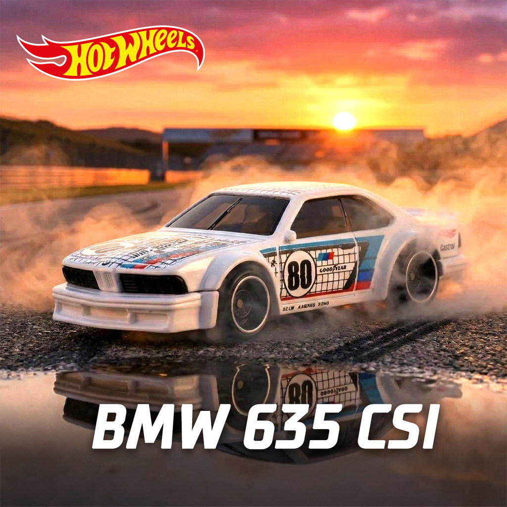 Mẫu xe hợp kim BMW 635 CSi BMW 635 Đồ chơi mô phỏng Mô hình xe 25P