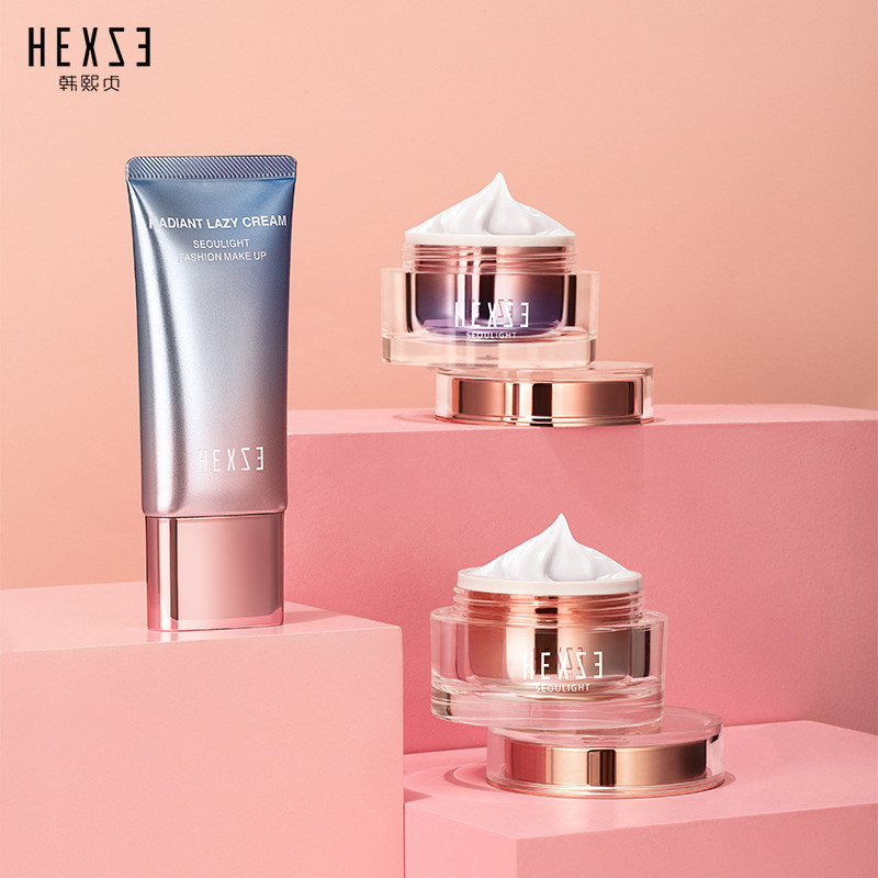 Kem trơn HEXZE Han Xizhen, kem lười biếng, sảng khoái, không nhờn, dưỡng ẩm, làm sáng và dưỡng ẩm sả