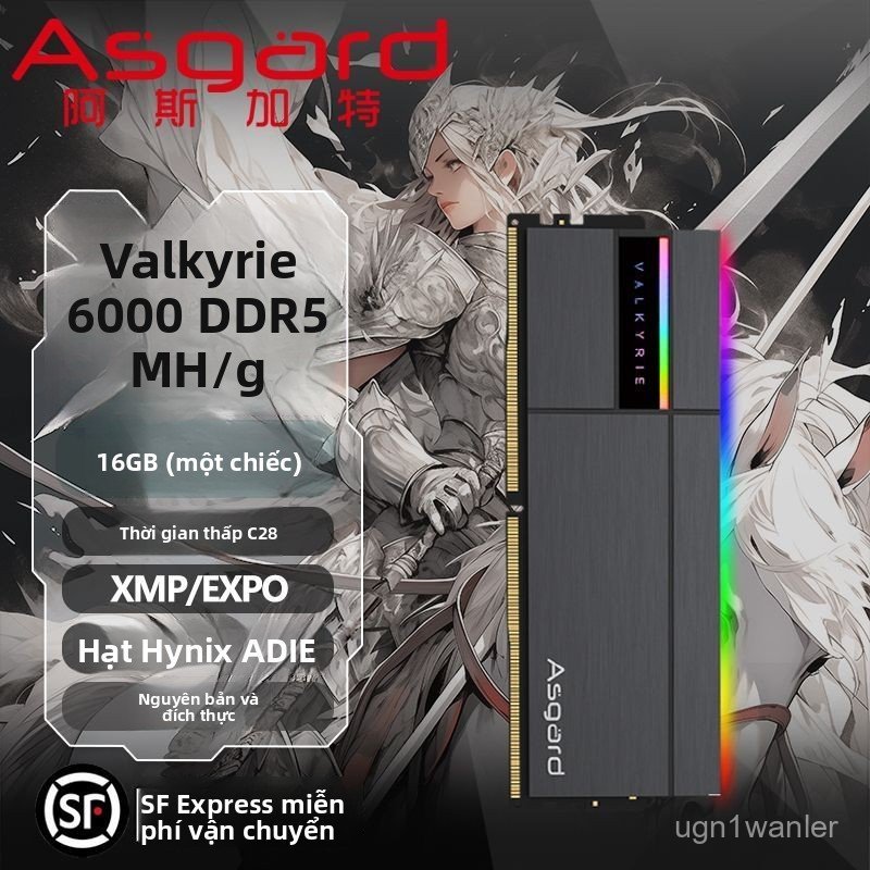Ram PC DDR5 1 thanh lẻ 16GB 24GB 32GB bus 6000 CL28 6800 hỗ trợ expo xmp bộ nhớ máy tính để bàn gami