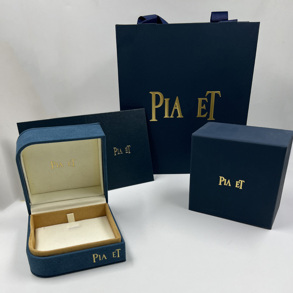 Piaget Phiên Bản Vàng Hộp Bao Bì Trang Sức Chúa Phiên Bản Mới Hộp Nhẫn Bao Bì Quà Tặng Vàng [cxL]