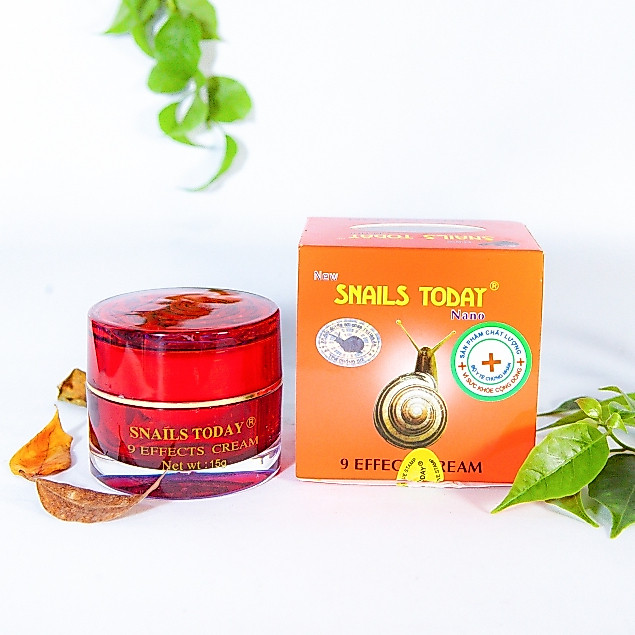 Kem ốc sên snails today 9 tác dụng