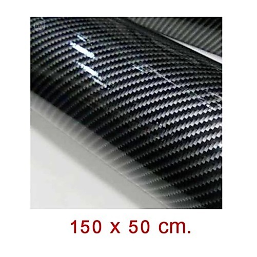 Nhãn dán carbon Kapla đen Chiều dài 152 * 50 * 0,1 Cm. 3D