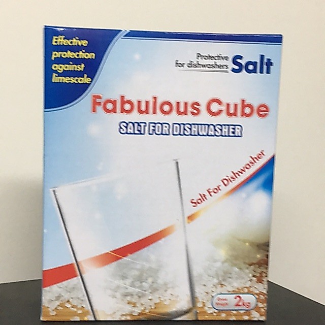 Muối rửa bát Fabulous Cube chuyên dùng cho máy (hộp 2kg )