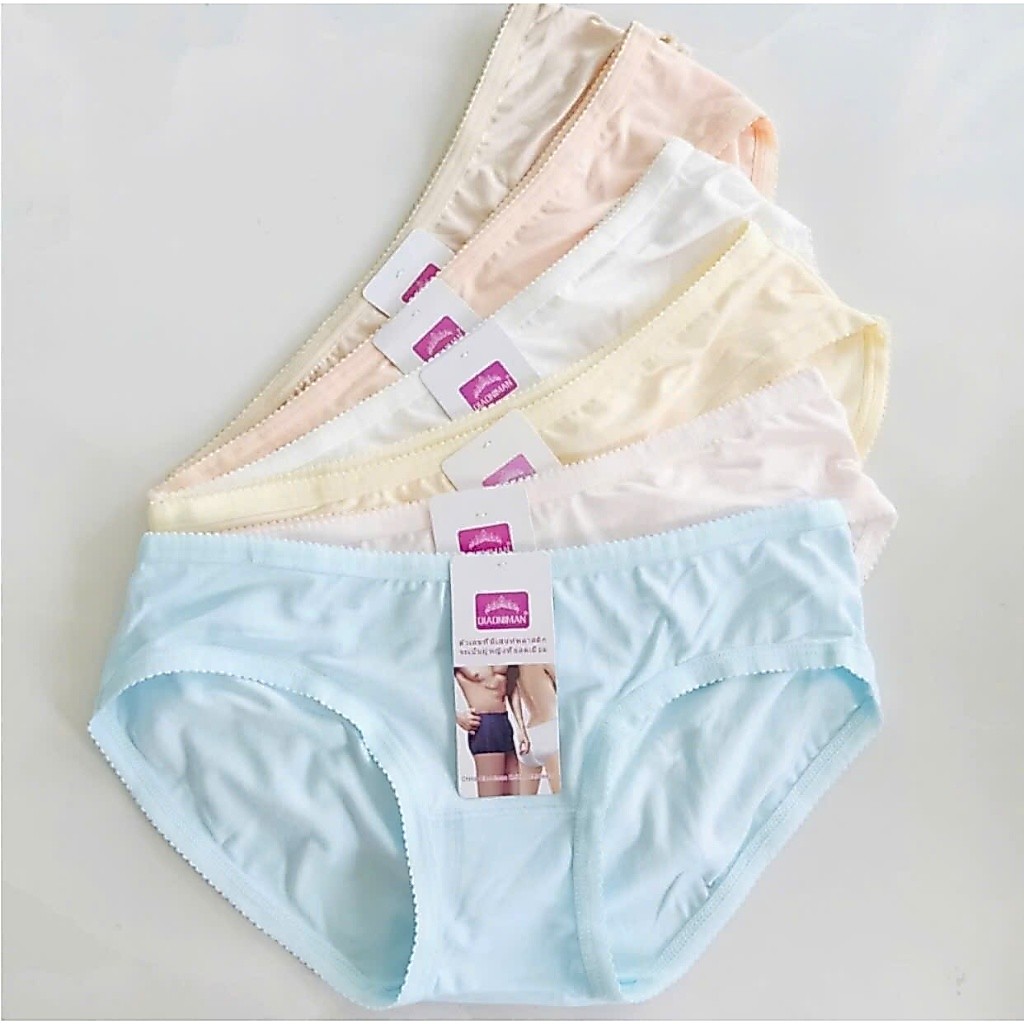 Combo 5-10 Quần Lót Nữ Cotton Thái Siêu Mịn Chất Liệu Thấm Hút Và Co Giãn 4 Chiều Size: 40-75Kg - SisterShop