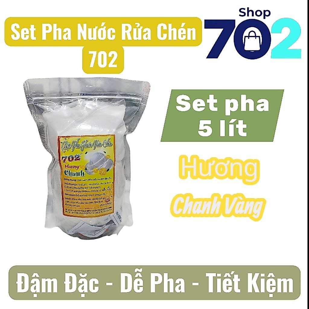 Shop 702 - Kit Pha Nước Rửa Chén 5 Lít. Tự Pha Tại Nhà