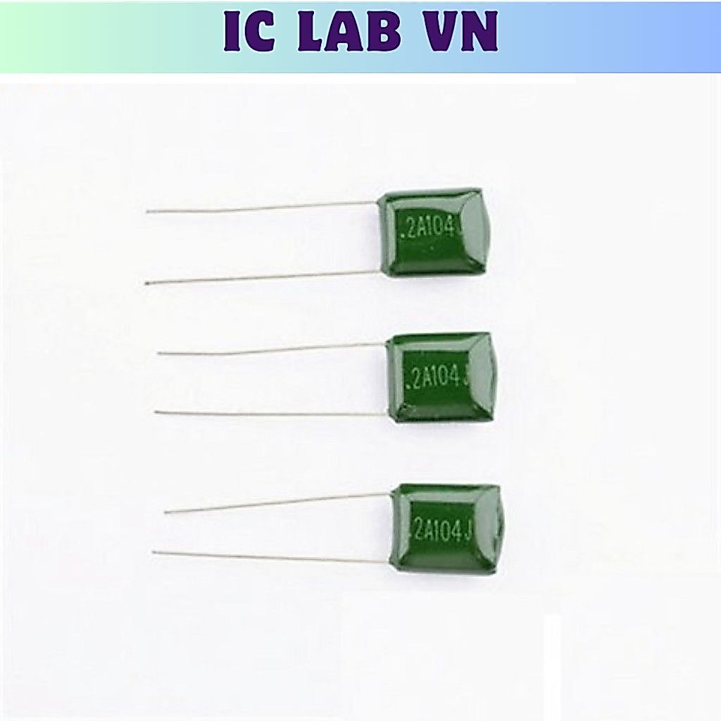 [5 Cái]- Tụ mica 2A104 100nF 100V (gói 10 con) Ic Lab VN