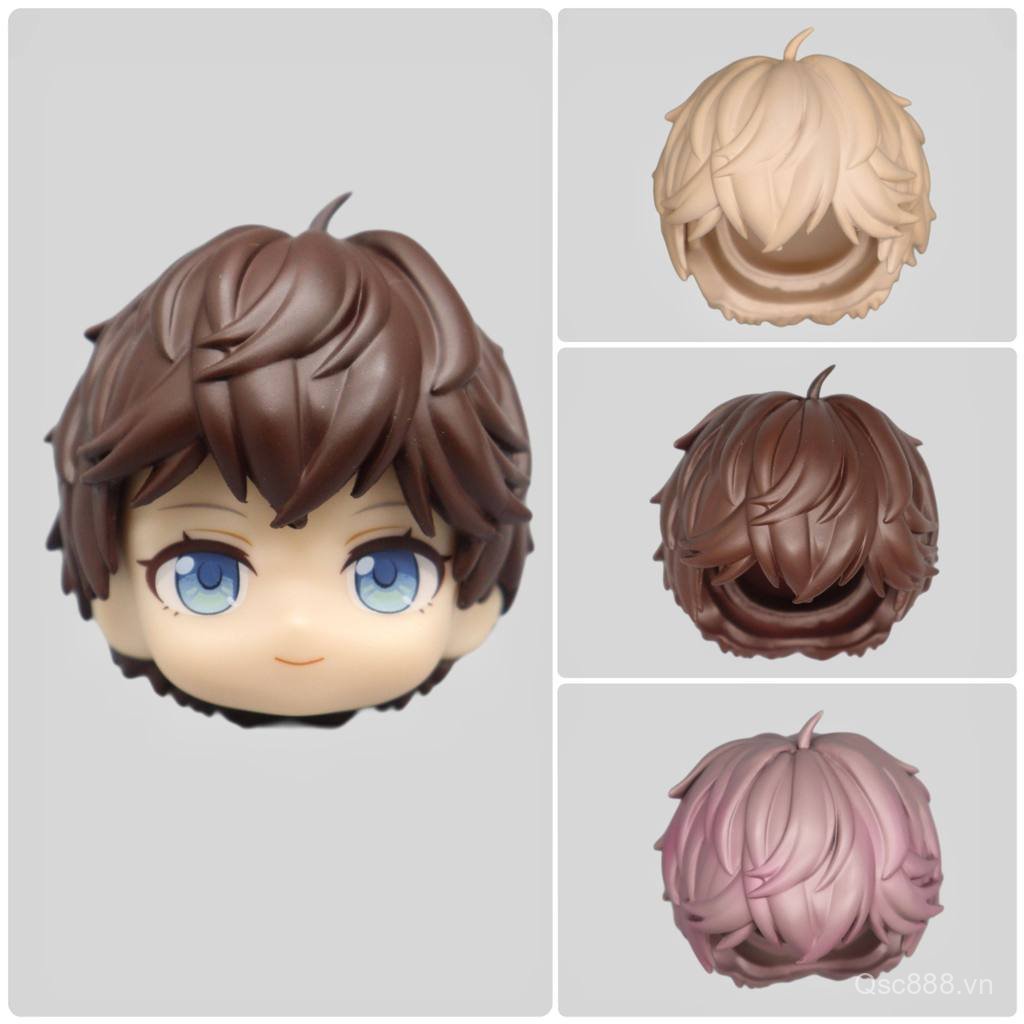 Ob11 Baby Head GSc Nendoroid Li Zeyan Hair GSc Hair Đa Năng Có Thể Tháo Rời Đầu Vỏ GSc với Trang Điể