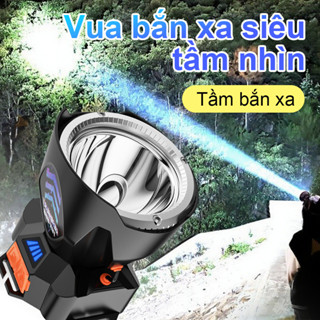  Đèn Pin đội đầu Siêu Sáng Dùng Khi đi Vào Ban đêm cắm Trại câu Cá đêm Giúp ích Nhiều Khi Mất điện 