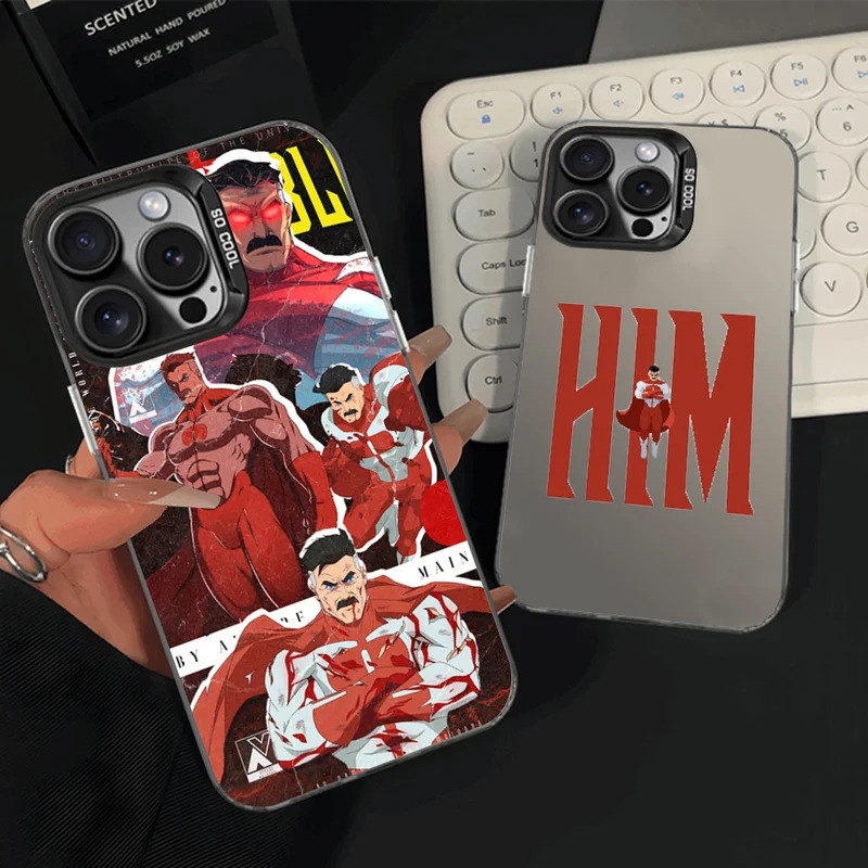 Ốp Điện Thoại Omni-Man Invincibles Cho iPhone 16,15,14,13,12,11, Pro, Max, Plus, Mini, XS, SE Chống 