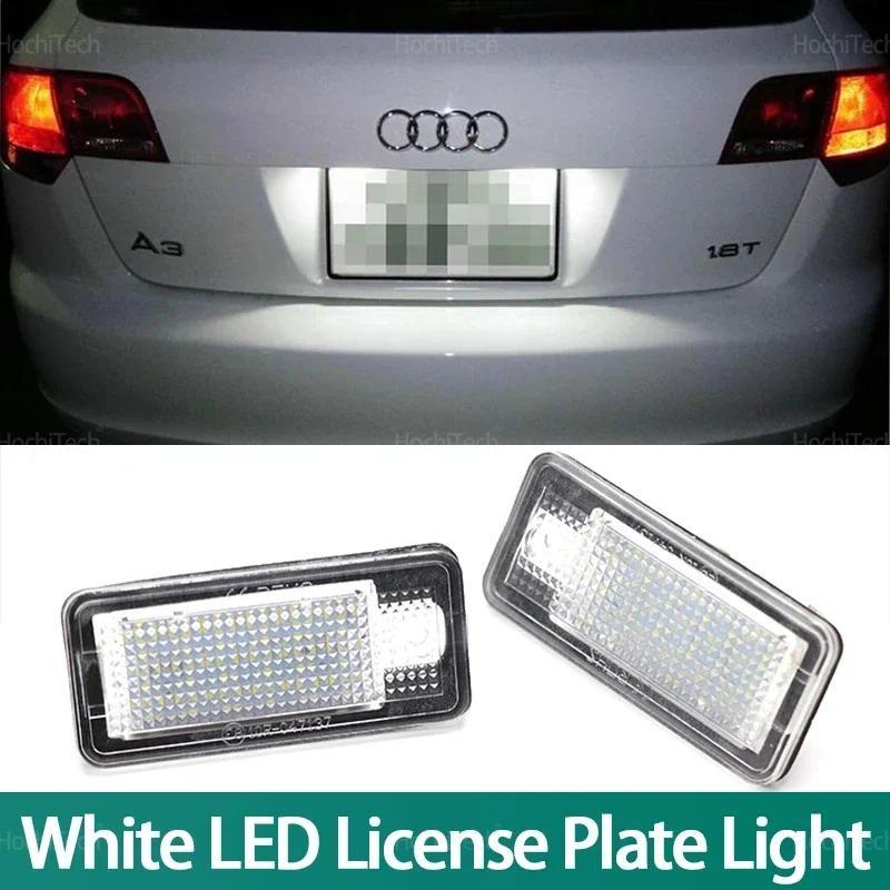 Dành Cho Xe Audi A3 A4 S4 RS4 B6 B7 A6 RS6 S6 C6 S5 Q7 A8 S8 Avant LED Biển Số Đèn Lỗi Miễn Phí Biển Đèn