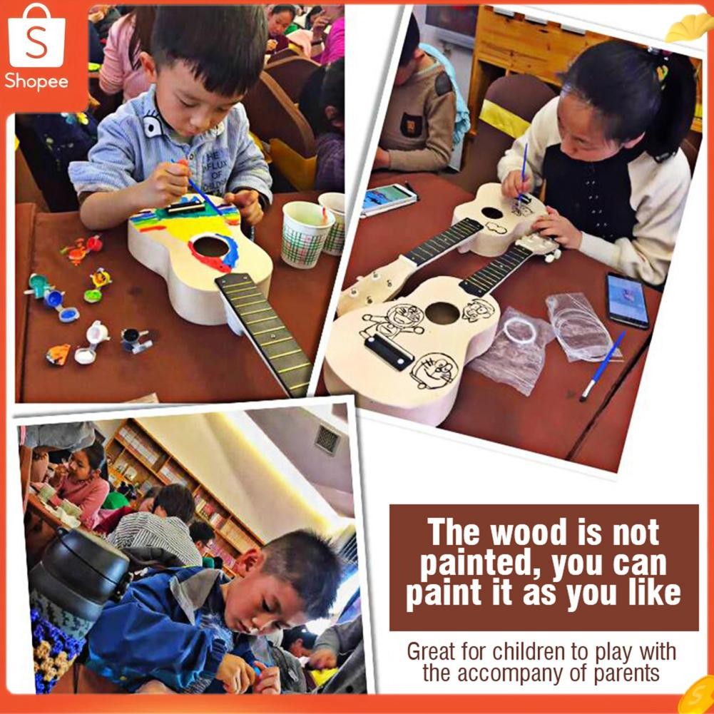 Basswood ukelele đeo an toàn an toàn cho trẻ em