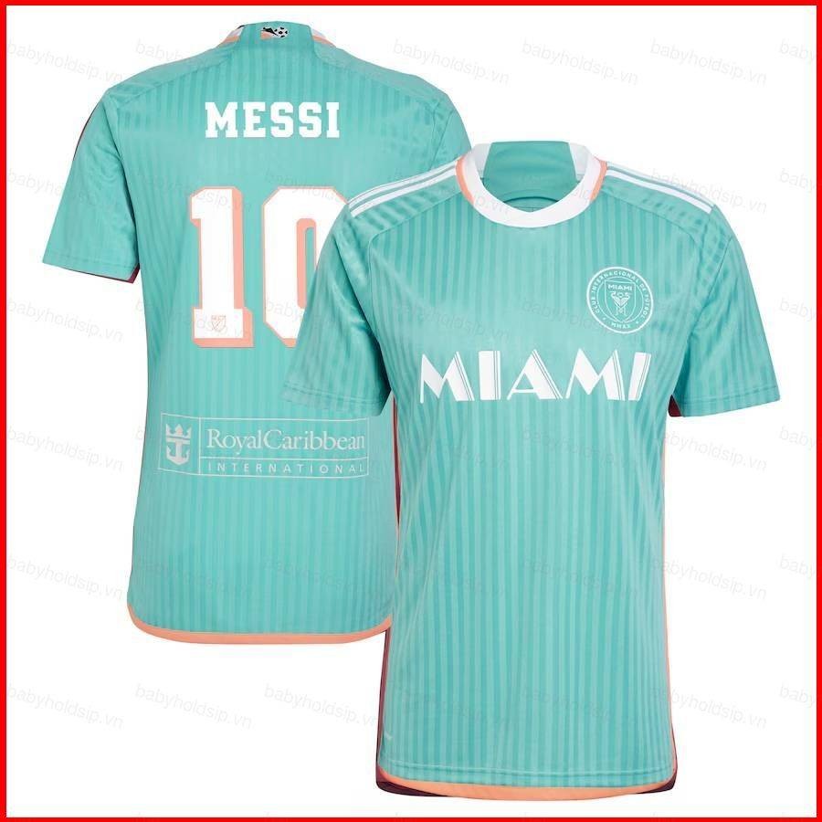 Jersey Bóng Đá Lionel Messi Aqua Inter Miami CF 2024 - Phiên Bản Lưu Trữ Plus Size