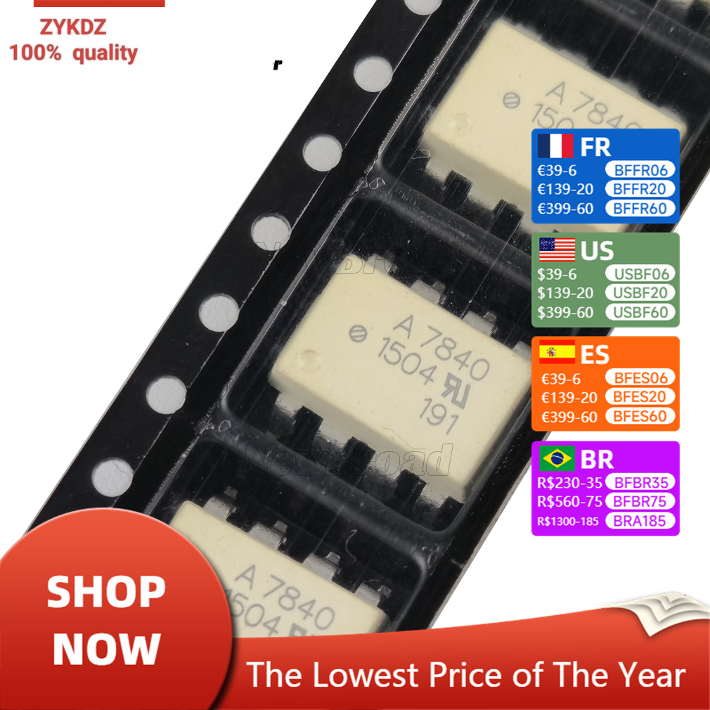 Chip gốc 5-10 CÁI HCPL7840 A7840 HCPL-7840 SOP-8