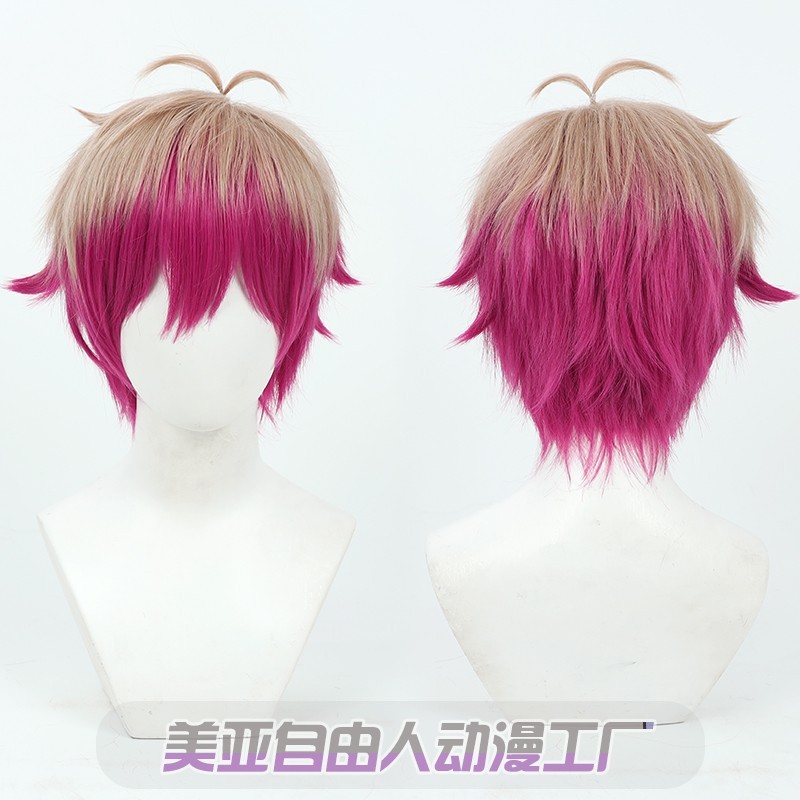 Tóc giả cosplay Alexis Ness từ anime Blue Lock - Hai màu tự nhiên mô phỏng da đầu