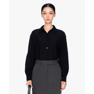 GIGI - Áo sơ mi nữ cổ bẻ tay dài hiện đại_G1108T244254-66