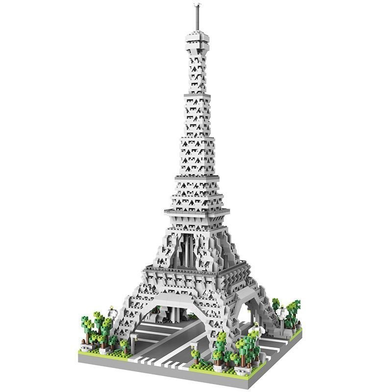 Mô hình lắp ráp Tháp Eiffel M2070 cỡ lớn tương thích Lego khối ghép kiến trúc kỳ quan thế giới giá x