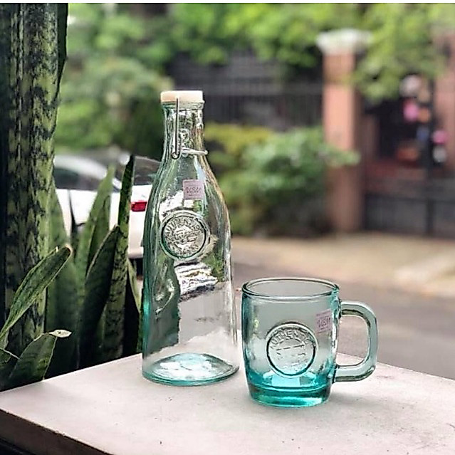 Chai thủy tinh tái chế VSM BOTELLA AUTHENTIC T/HERM. 1 L.