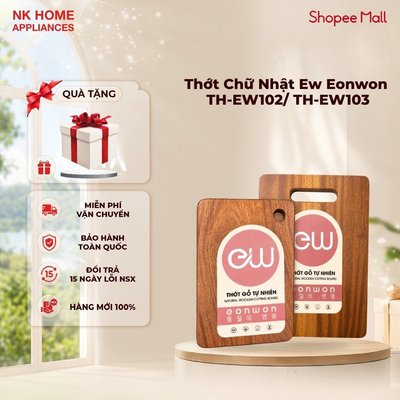 Thớt Chữ Nhật ew eonwon TH-EW102/ TH-EW103 - Gỗ Tự Nhiên - Nhỏ Gọn Tiện Lợi - Hàng Chính Hãng