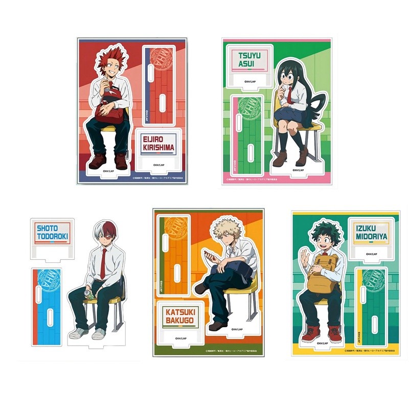Standee BOKU NO HERO ACADEMIA Mô hình Học Viện Anh Hùng mica acrylic anime chibi