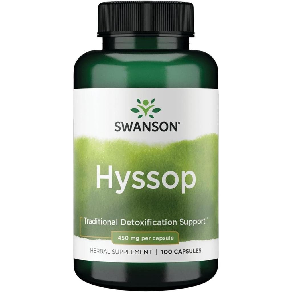 Swanson Hyssop 450 Milligram 100 Viên CVB6
