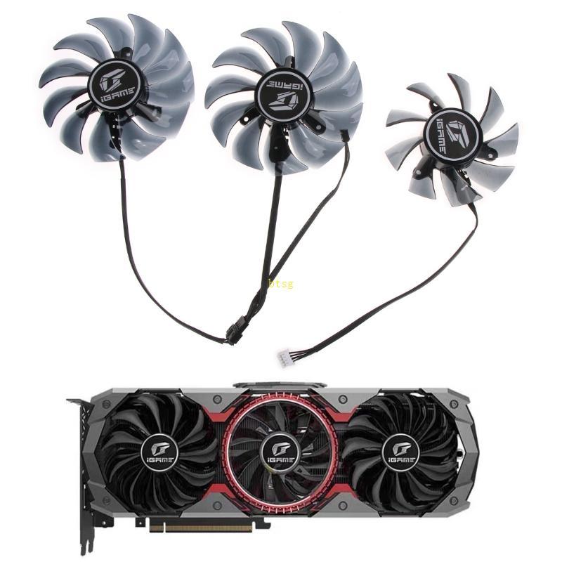 Btsg VGA Quạt Card Đồ Họa Cho Nhiều Màu Sắc RTX 2060 2070 2080 2080Ti Video Card Cooler