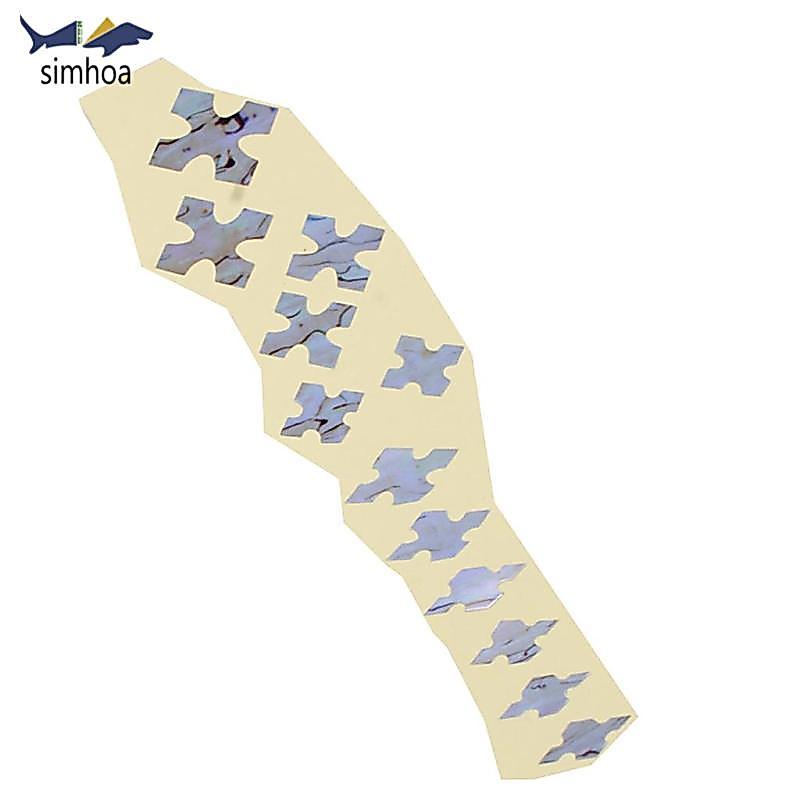 Simhoa Acoustic Đàn Guitar Điện Bass Inlay Sticker Fretboard Marker Fret Decal