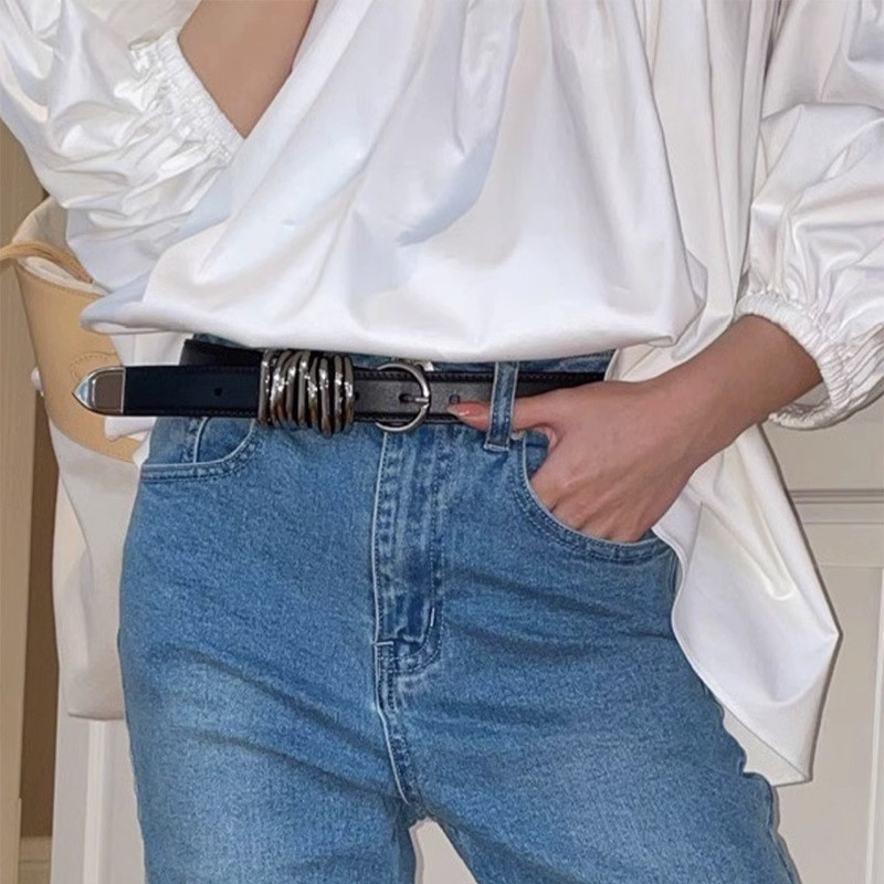Hàng sẵn có Đai độc đáo Yabi Youth 90s Millennium y2k Hot Girl Punk Style Belt American Retro All-Ma