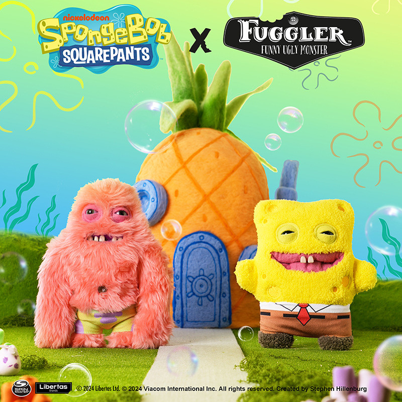 Ban Đầu Fuggler Quái Vật Xấu Xí x SpongeBob SquarePants SpongeBob Và Patrick Sang Trọng Đồ Chơi Búp 