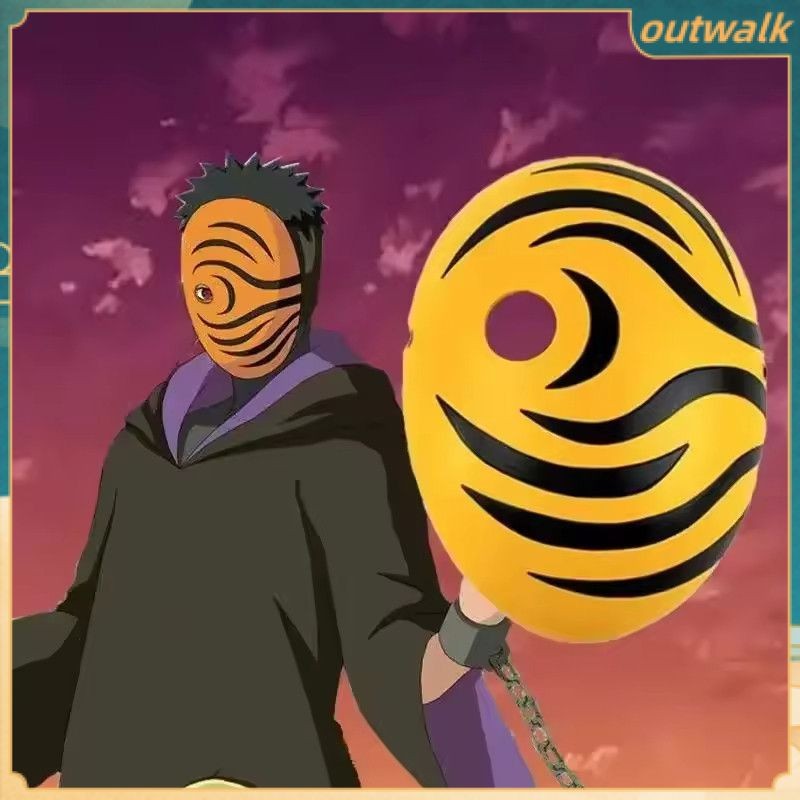 ⚡CÓ SẴN⚡ Mặt Nạ Anime Naruto Ngầu Uchiha Obito Akatsuki Ninja Madara Uchiha Hóa Trang Cosplay Hoạt H