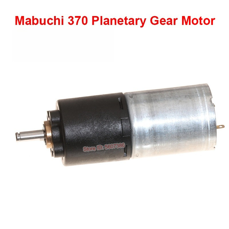 Động cơ bánh răng Mabuchi 370 DC 3.7V 5V 6V 9V 124RPM