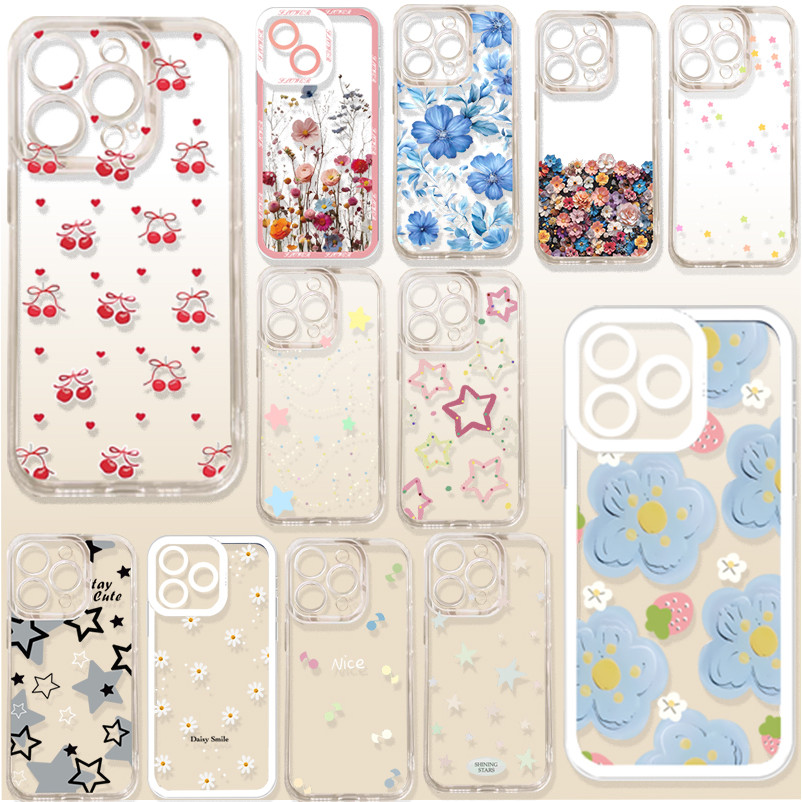 Ốp Lưng Cho Samsung Galaxy Note 20 Ultra S10 10 Plus Lite A56 A36 A26 A55 A35 M54 F54 M23 M60 Vỏ Hoa
