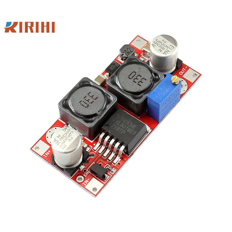 RIRIHI Mô-đun chuyển đổi Buck-Boost có thể điều chỉnh XL6019 DC-DC 5V-32V sang 1.2-35V