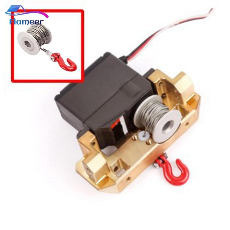 Bánh xe tời RC Servo 25T Tời kim loại Dễ dàng lắp đặt Tời dây thép 190 cm